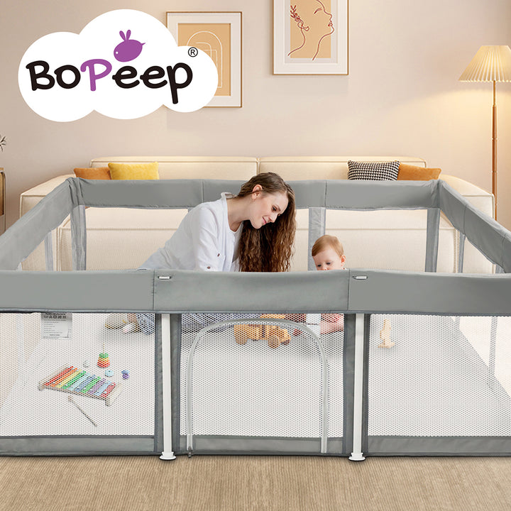 Bopeep Kids Playpen Pop-up Foldable Baby Safety Mesh Fence Toddler Play Center