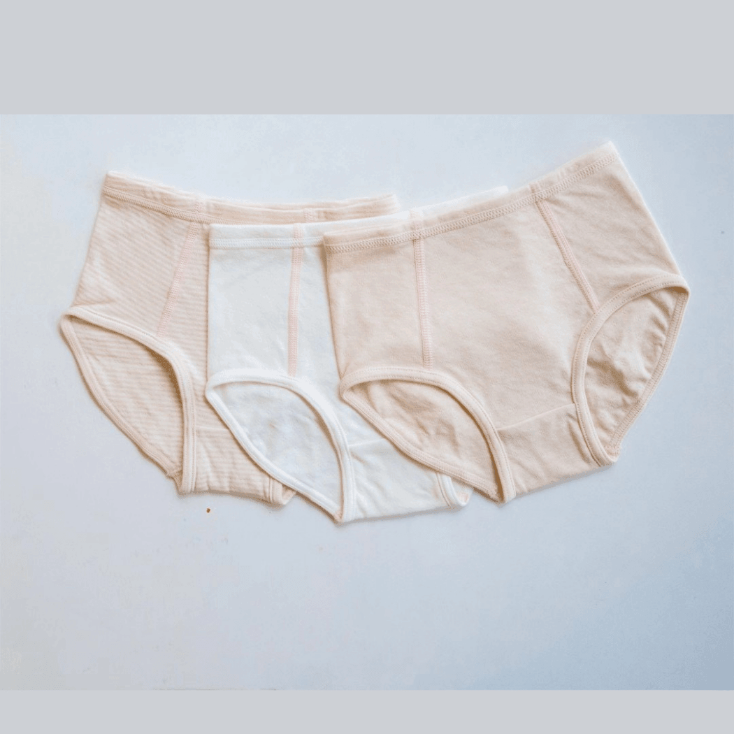 Angel Dept, daily, underware,kidsware Angel Dept Organic Cotton Kids Underwear Camel Briefs  - Girl