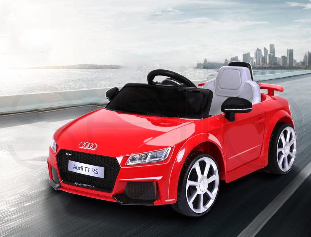 Lupipop Ride On Cars Audi Ride-On Car with Remote Control and Electric Motor Red
