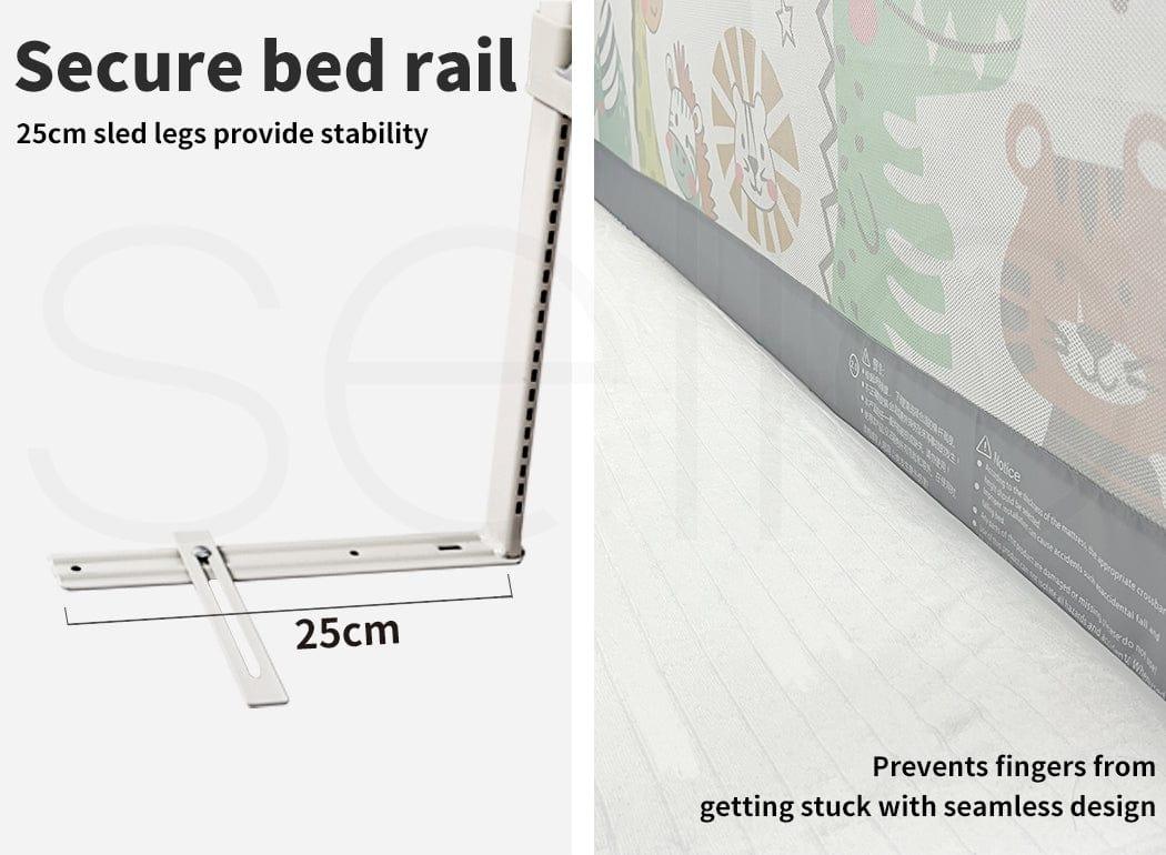 BoPeep Bed Rail Baby Adjustable Folding Safety Bed Rail Set