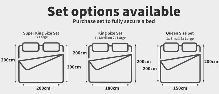 BoPeep Safety Bed Rail Baby Adjustable Folding Safety Bed Rail-Set