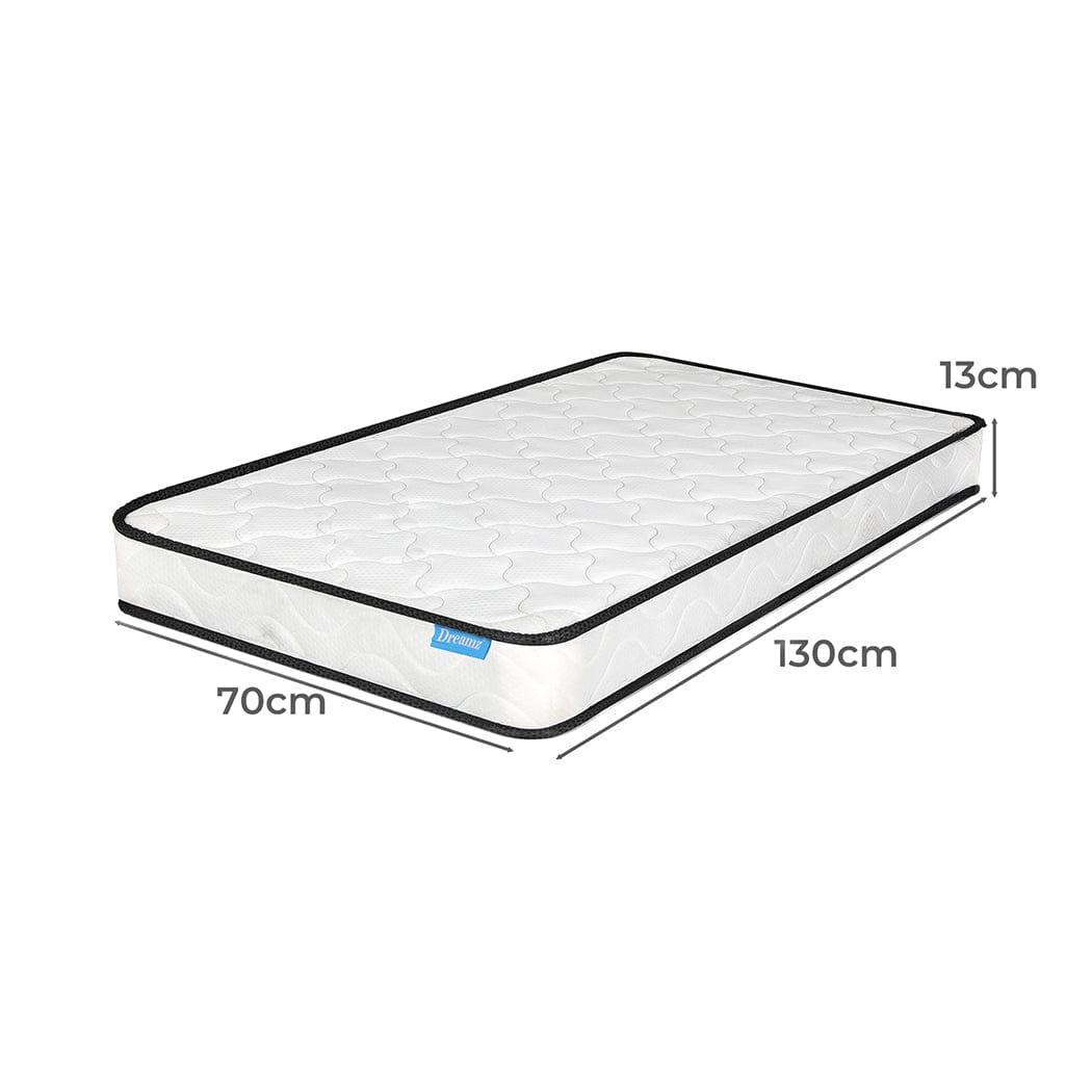 DreamZ Mattress Topper Dreamz 13cm Firm Foam Cot Mattress - 70x130cm