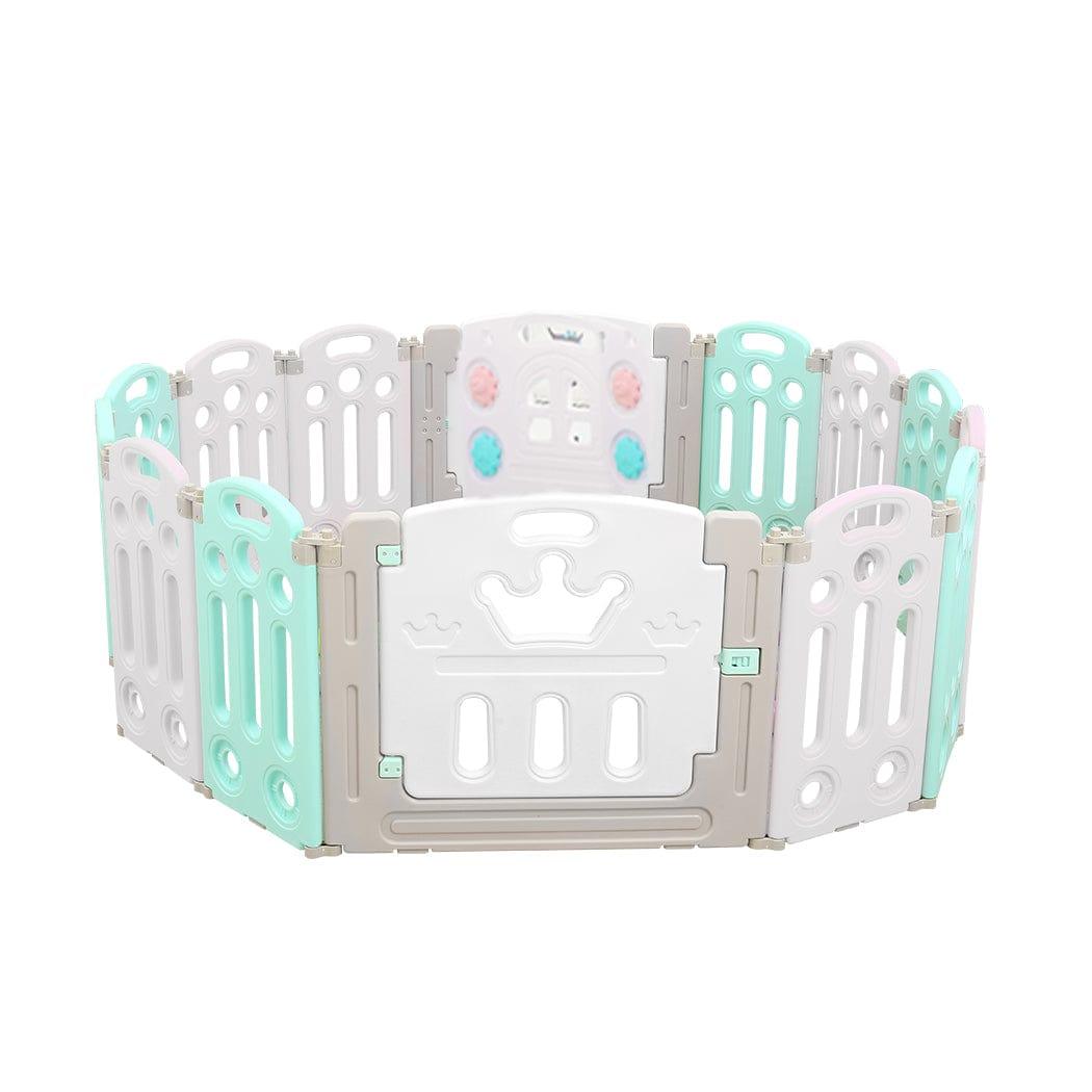 BoPeep Baby Secruity Gate Grey BoPeep Kids Playpen Baby Safety Gates Kid Play Pen Toddler Fence Room