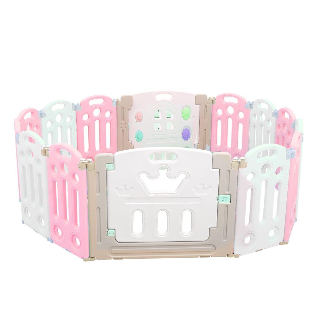 BoPeep Baby Secruity Gate Pink BoPeep Kids Playpen Baby Safety Gates Kid Play Pen Toddler Fence Room