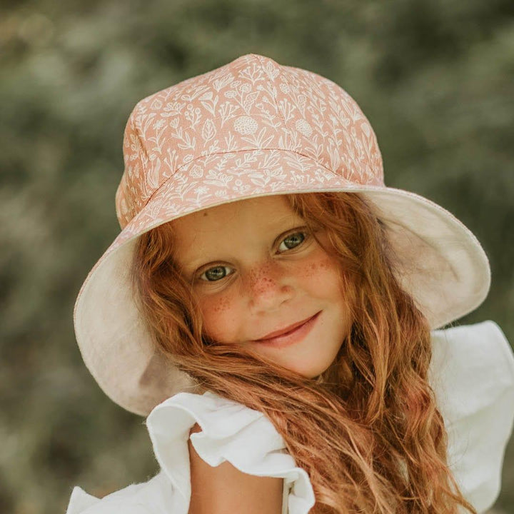 Bedhead Hats S Bedhead  Heritage Reversible Bucket Hat- Freya/Flax