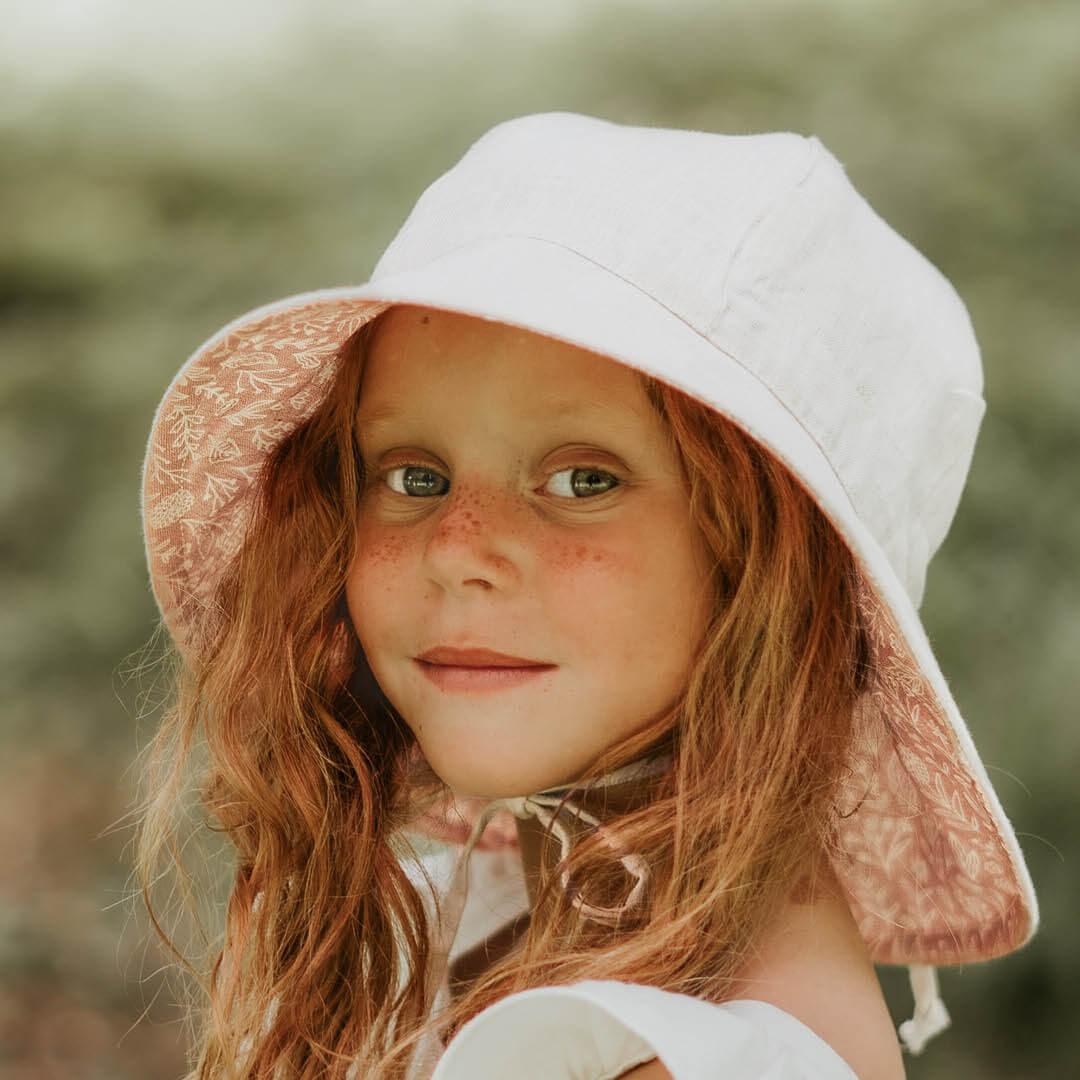 Bedhead Hats S Bedhead  Heritage Reversible Bucket Hat- Freya/Flax