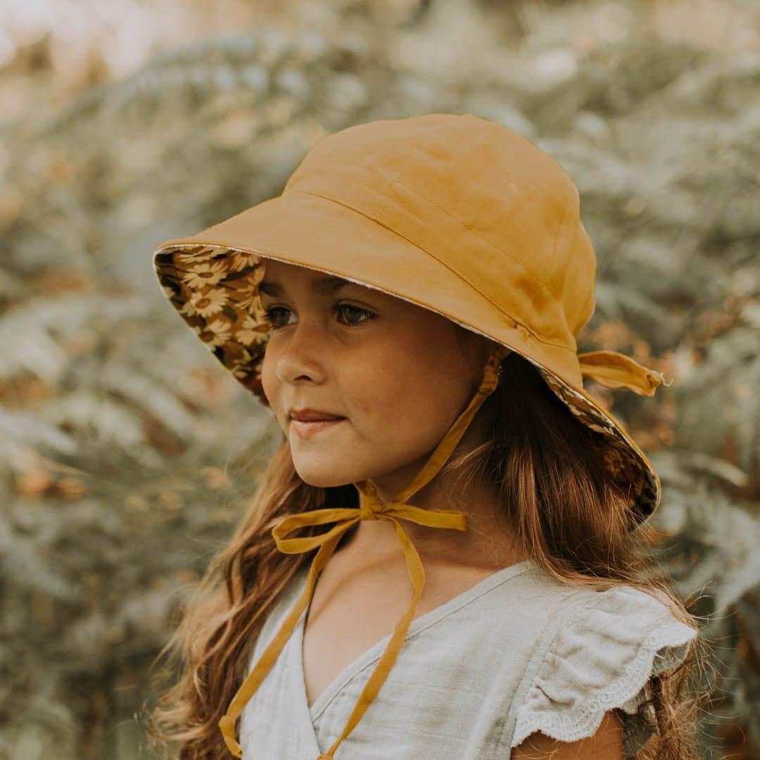 Bedhead Hats Bedhead  Heritage Reversible Bucket Hat- Maggie/Maize