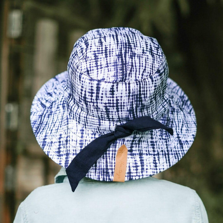 Bedhead Hats L Bedhead Heritage Reversible Explorer Hat- Shibori/Indigo