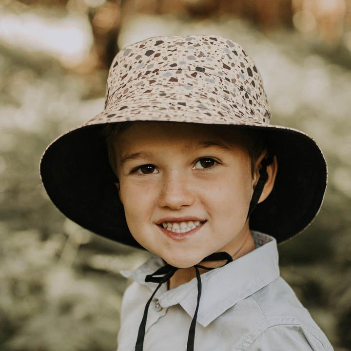 Bedhead Hats S Bedhead Heritage Reversible Explorer Hat- Terrazzo/Ebony