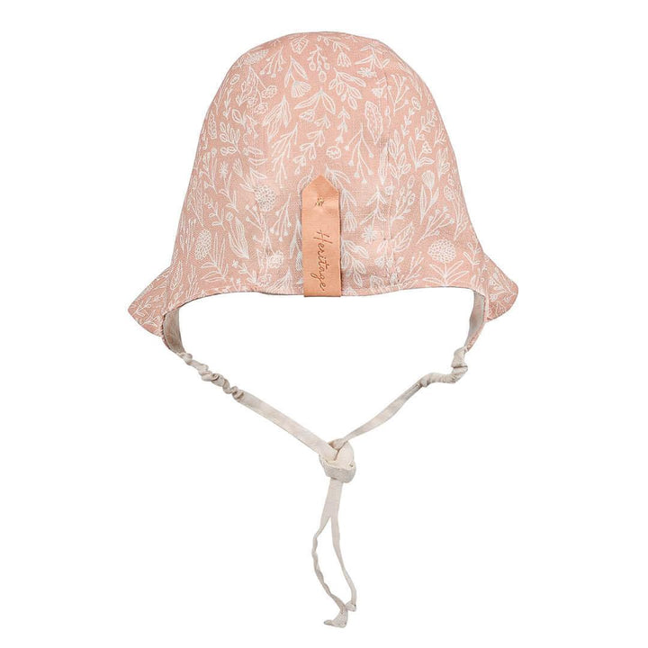 Bedhead Hats M Bedhead Heritage Reversible Ruffle  Bonnet Hat-Freya/Flax