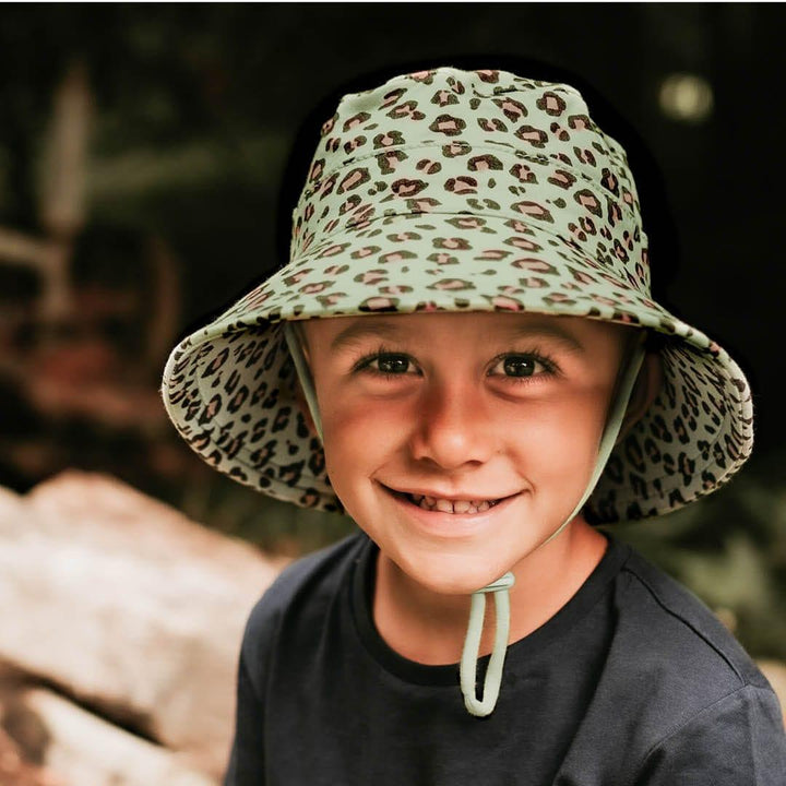 Bedhead Hats L Bedhead Kids Bucket Hat - Leopard