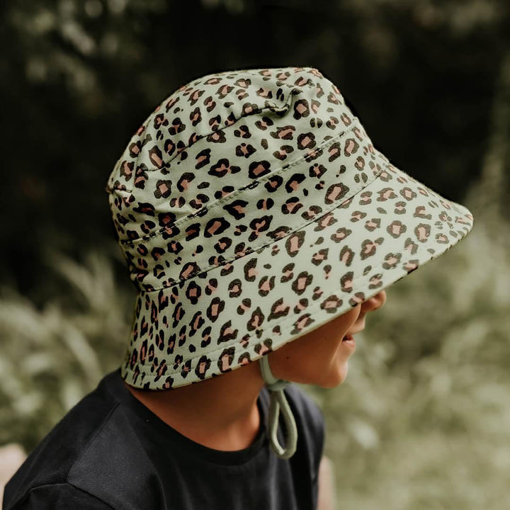 Bedhead Hats L Bedhead Kids Bucket Hat - Leopard