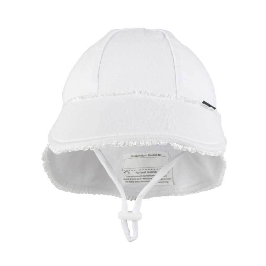 Bedhead Hats Bedhead Legionnarie  Hat - Ruffle Trim 'White‘