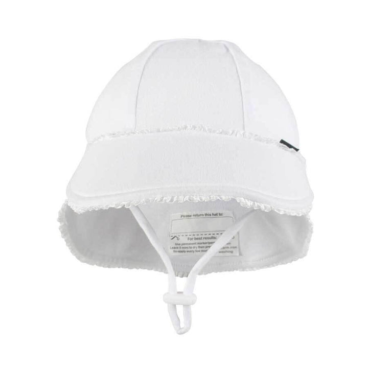 Bedhead Hats Bedhead Legionnarie  Hat - Ruffle Trim 'White‘