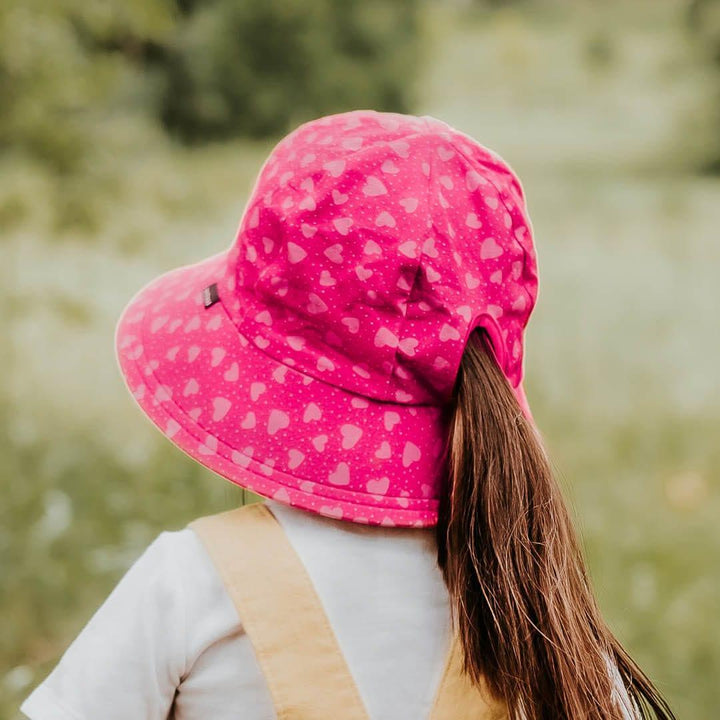 Bedhead Hats L Bedhead Ponytail Bucket Hat - Hearts