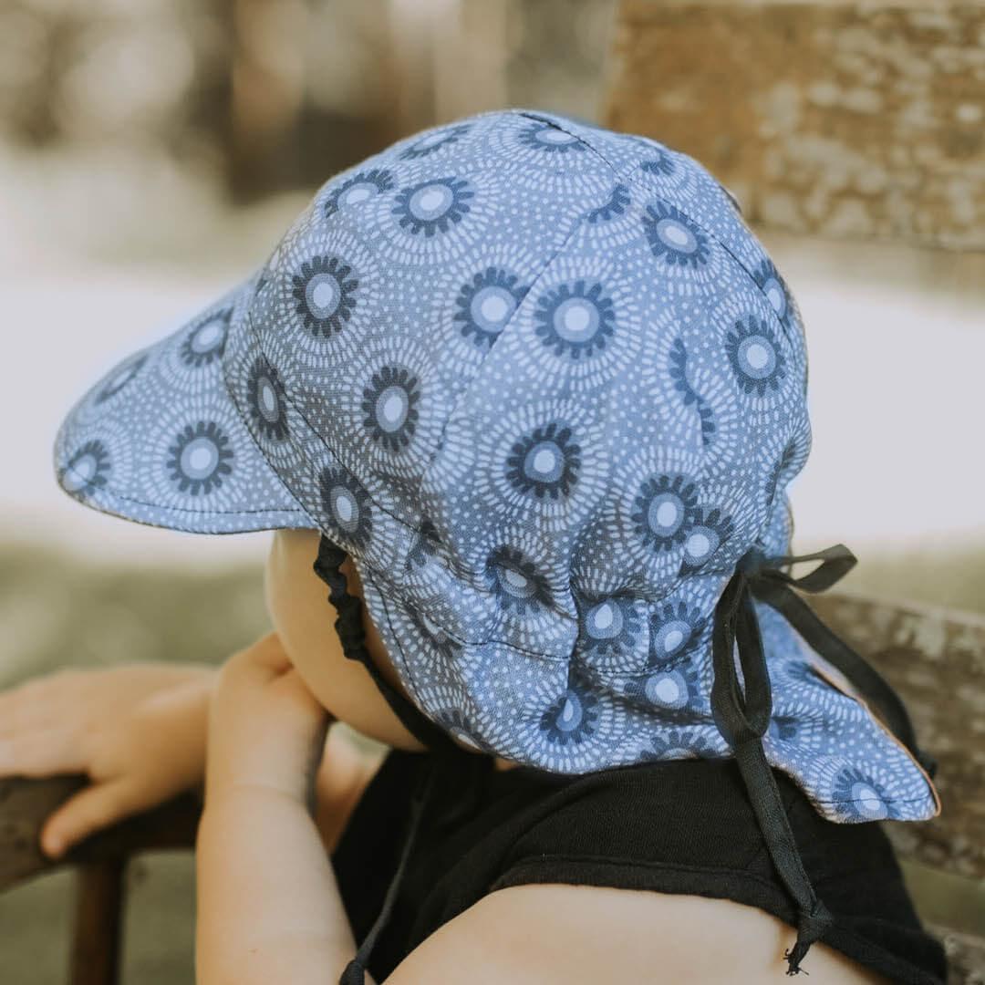 Bedhead Hats XS Bedhead Reversible Baby Flap Sun Hat-Norman/Indigo