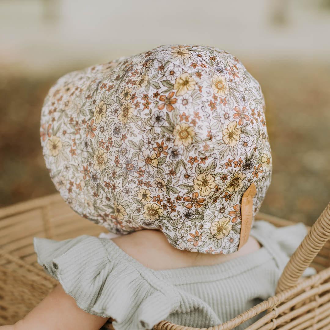 Bedhead Hats M Bedhead Reversible Bonnet Hat- Winnie/Blanc