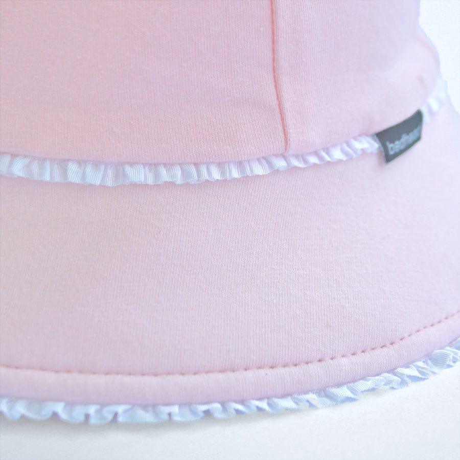 Bedhead Hats Bedhead Toddler Bucket Hat - Blush Ruffle Trim