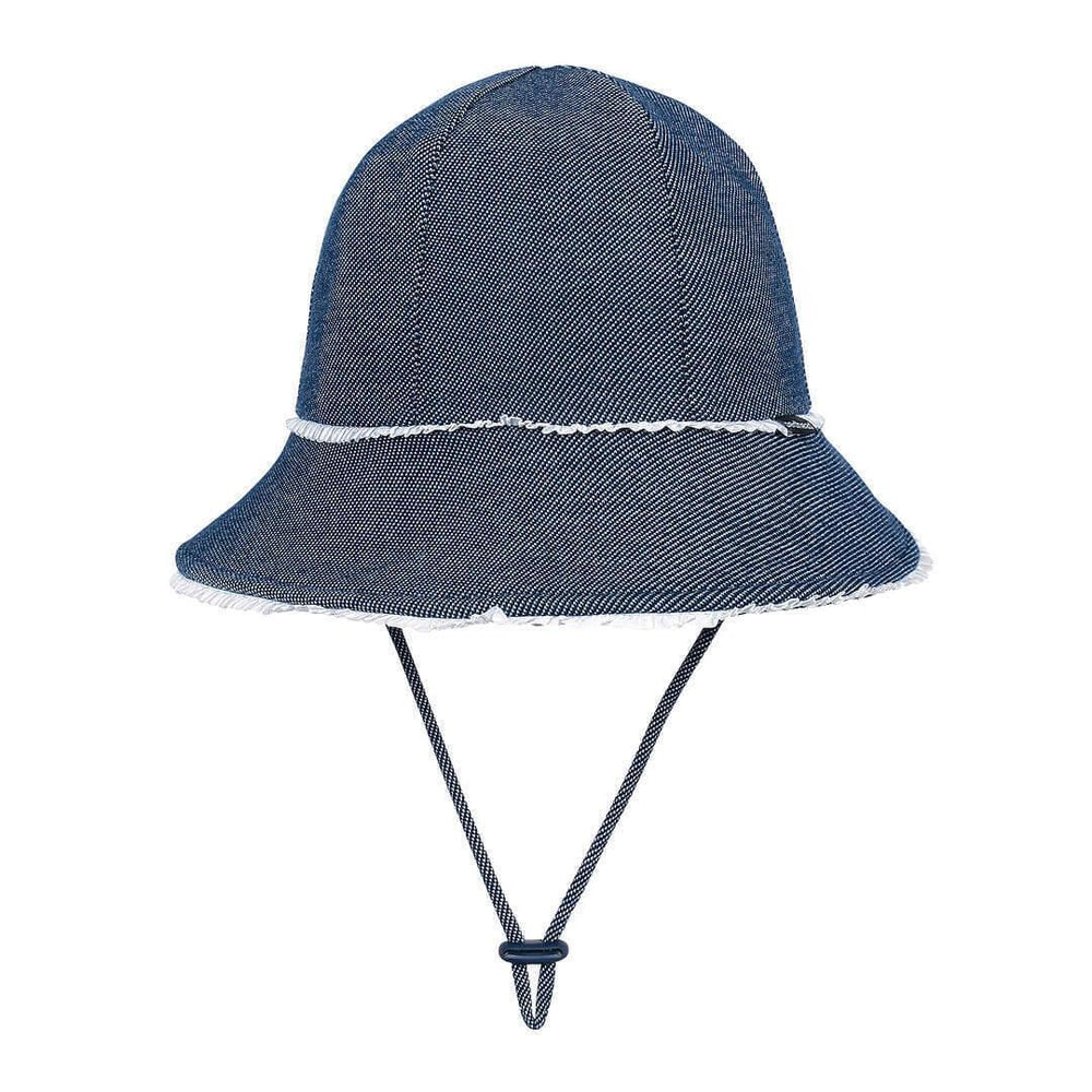 Bedhead Hats S Bedhead Toddler Bucket Hat - Denim Ruffle Trim