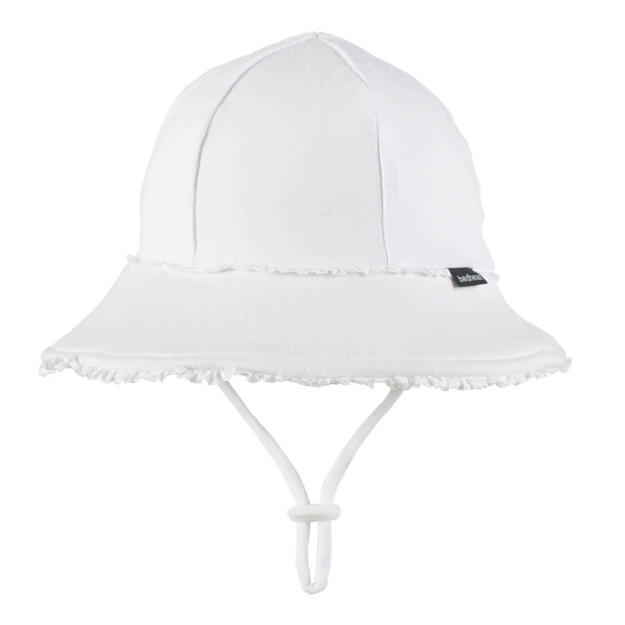 Bedhead Hats S Bedhead Toddler Bucket Hat - White Ruffle Trim