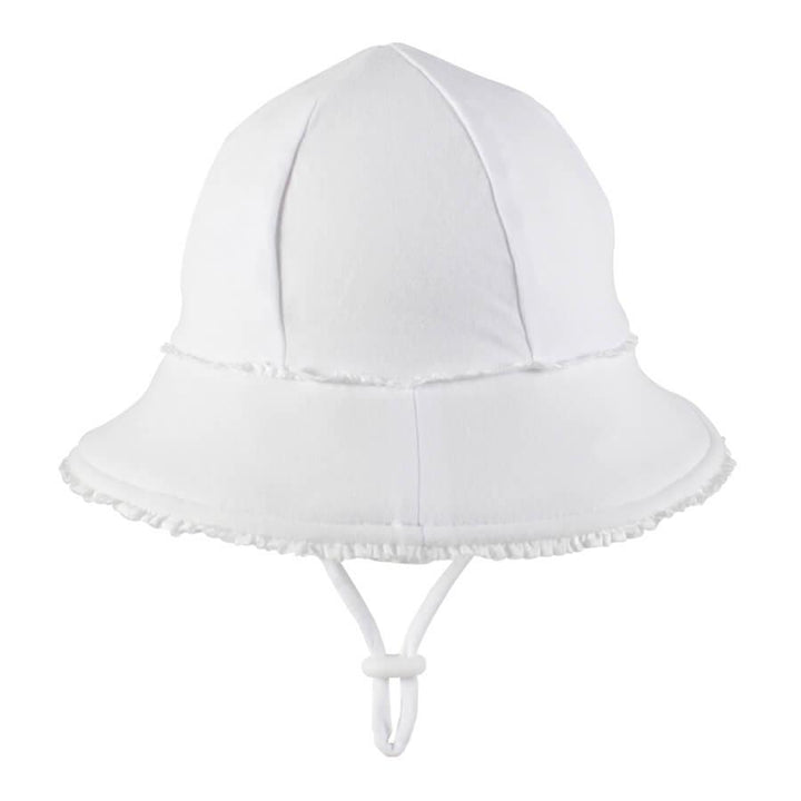 Bedhead Hats Bedhead Toddler Bucket Hat - White Ruffle Trim