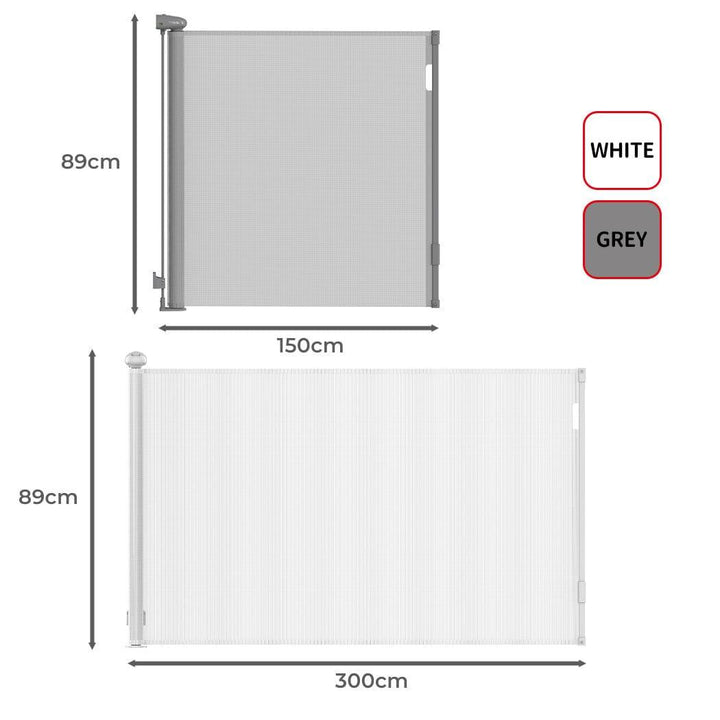 BoPeep Bopeep Baby Safety Gates Adjustable Retractable Doorways Guard