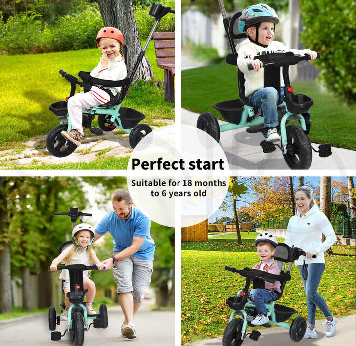 BoPeep Tricycle BoPeep Baby Walker Kids Tricycle Ride On Trike Bike Toddler Balance Bicycle