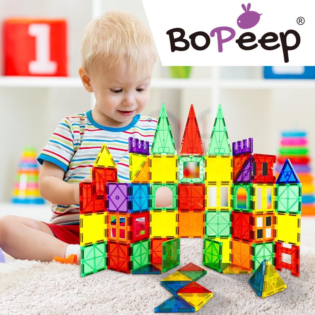 Bopeep Kids Magnetic Tiles Blocks Building Educational Toys Children Gift Play - Lupipop