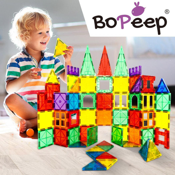 Bopeep Kids Magnetic Tiles Blocks Building Educational Toys Children Gift Play - Lupipop