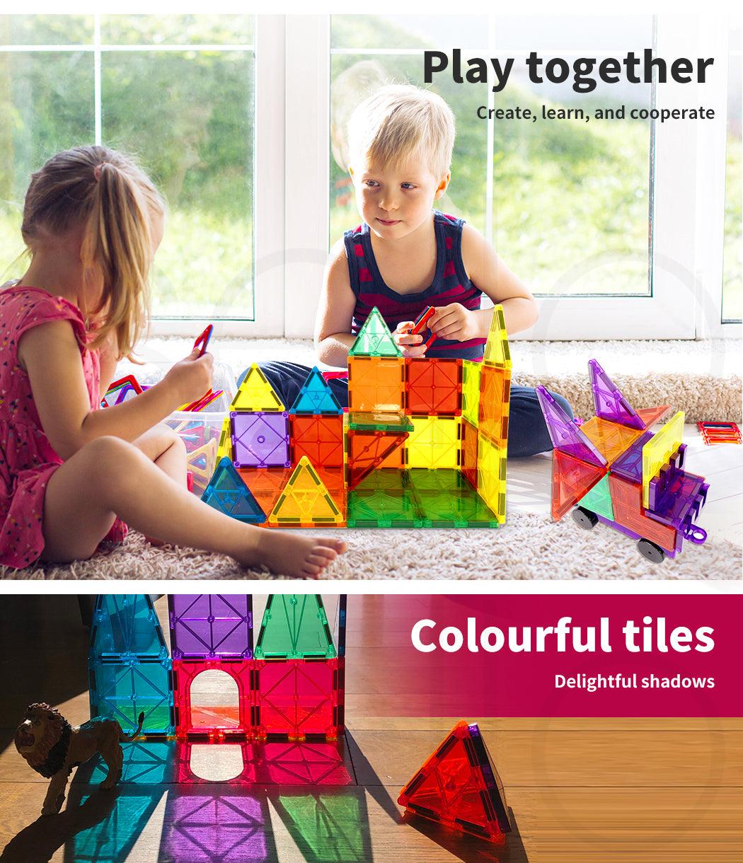 Bopeep Kids Magnetic Tiles Blocks Building Educational Toys Children Gift Play - Lupipop