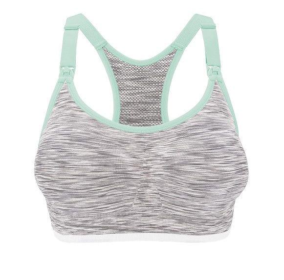 Bravado M Bravado Seamless Rhythm Nursing Bra White Grey Spacedye