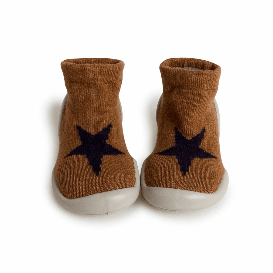 Collegien 24-25 Collegien Slipper Socks -  Chocolat Chaud