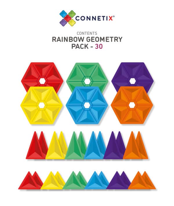 Connetix Tiles Connetix Tiles 30 Piece Geometry Pack