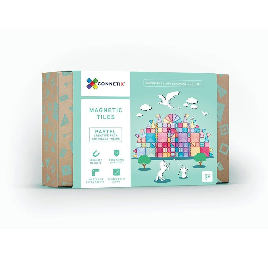 Connetix Tiles Connetix Tiles Pastel 120 Piece Creative Pack