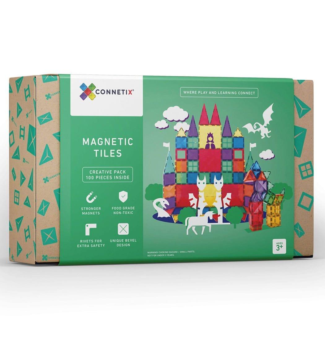 Connetix Tiles Connetix Tiles Rainbow 100 Piece Creative Pack