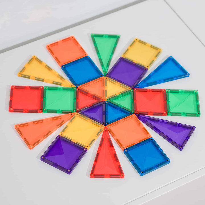 Connetix Tiles Connetix Tiles Mini Pack 24 pc|Rainbow colour