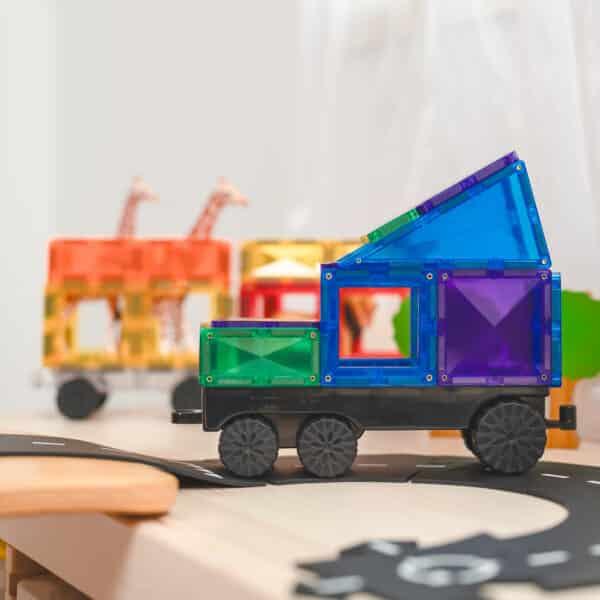 Connetix Tiles Educational Toys Connetix Tiles Transport Pack 50 pc | Rainbow color