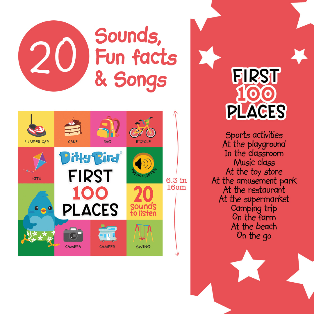 Ditty Bird Ditty Bird - 1000 Places Sound Book