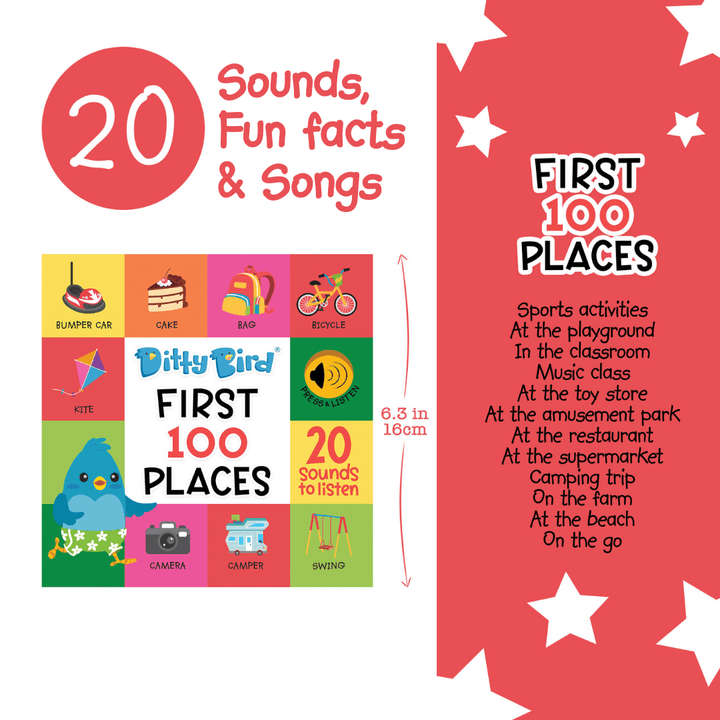 Ditty Bird Ditty Bird - 1000 Places Sound Book