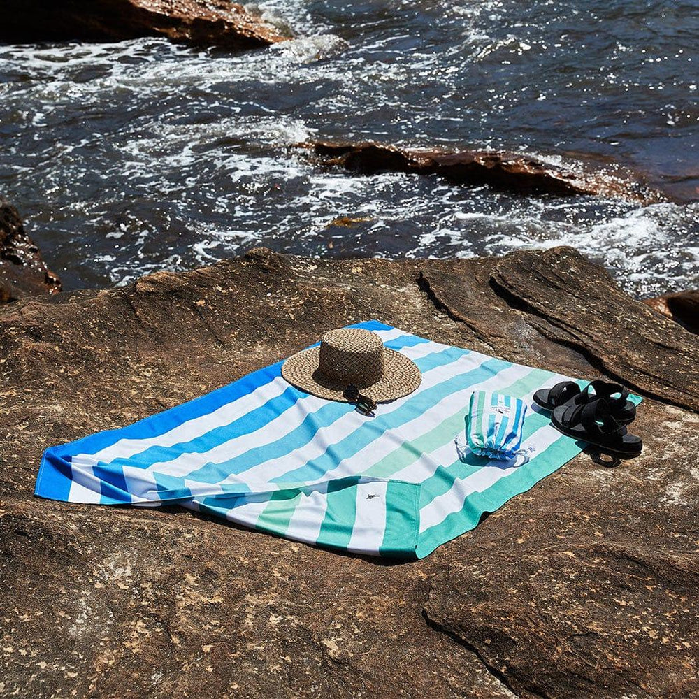 Lupipop Dock & Bay Beach Towel Cabana Collection L | Quick Dry | Endless River
