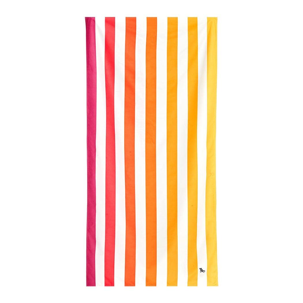 Lupipop Dock & Bay Beach Towel Cabana Collection L | Quick Dry | Peach Sunrise