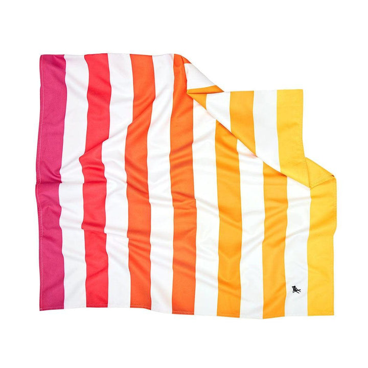 Lupipop Dock & Bay Beach Towel Cabana Collection L | Quick Dry | Peach Sunrise