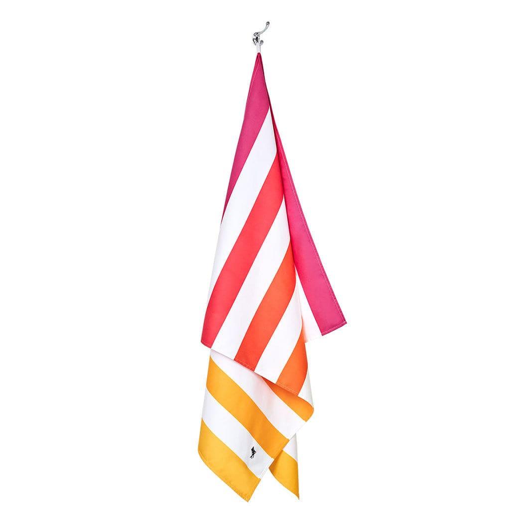 Lupipop Dock & Bay Beach Towel Cabana Collection L | Quick Dry | Peach Sunrise