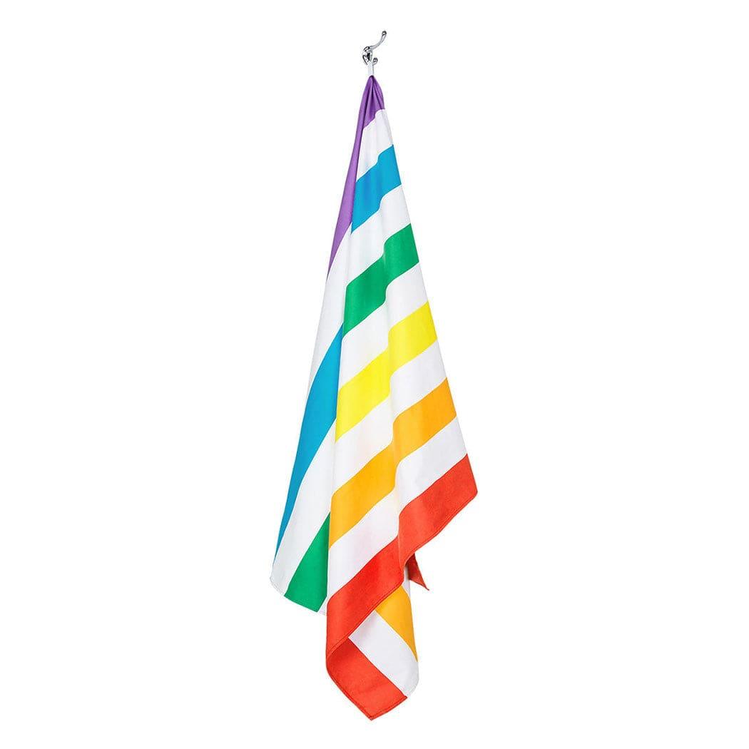 Lupipop Dock & Bay Beach Towel Cabana Collection L | Quick Dry | Rainbow Skies