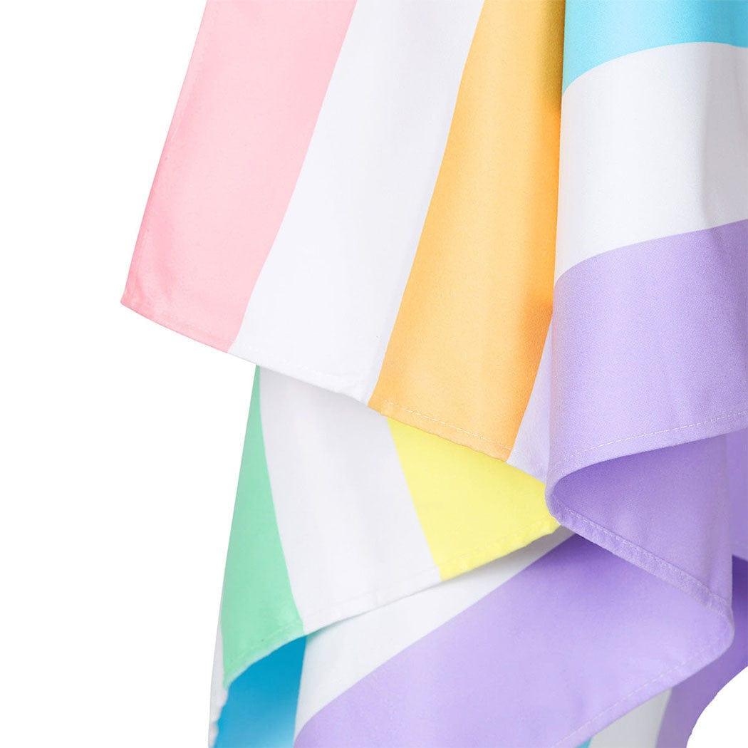 Lupipop Dock & Bay Beach Towel Cabana Collection L | Quick Dry | Unicorn Waves