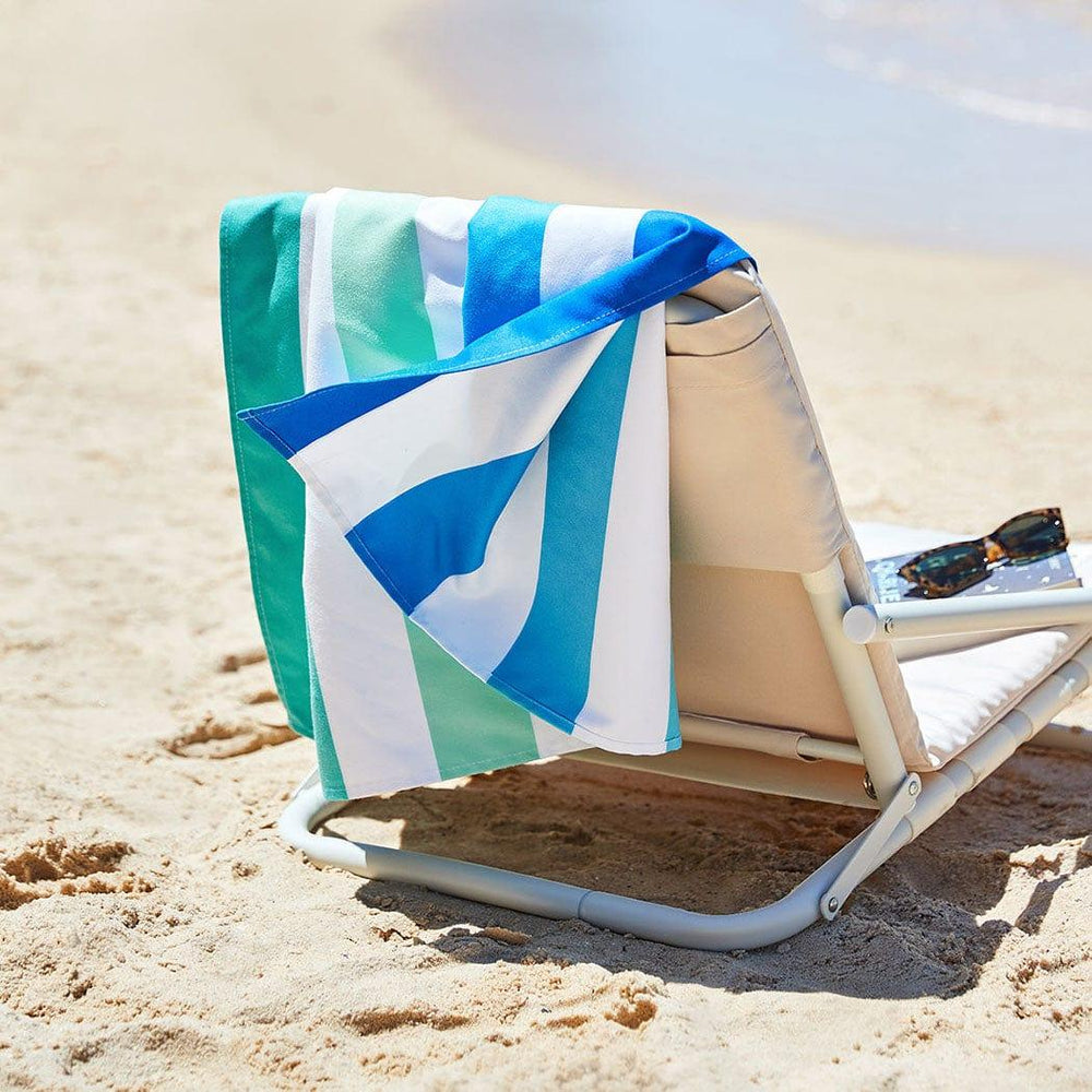 Lupipop Dock & Bay Beach Towel Cabana Collection XL | Quick Dry | Endless River