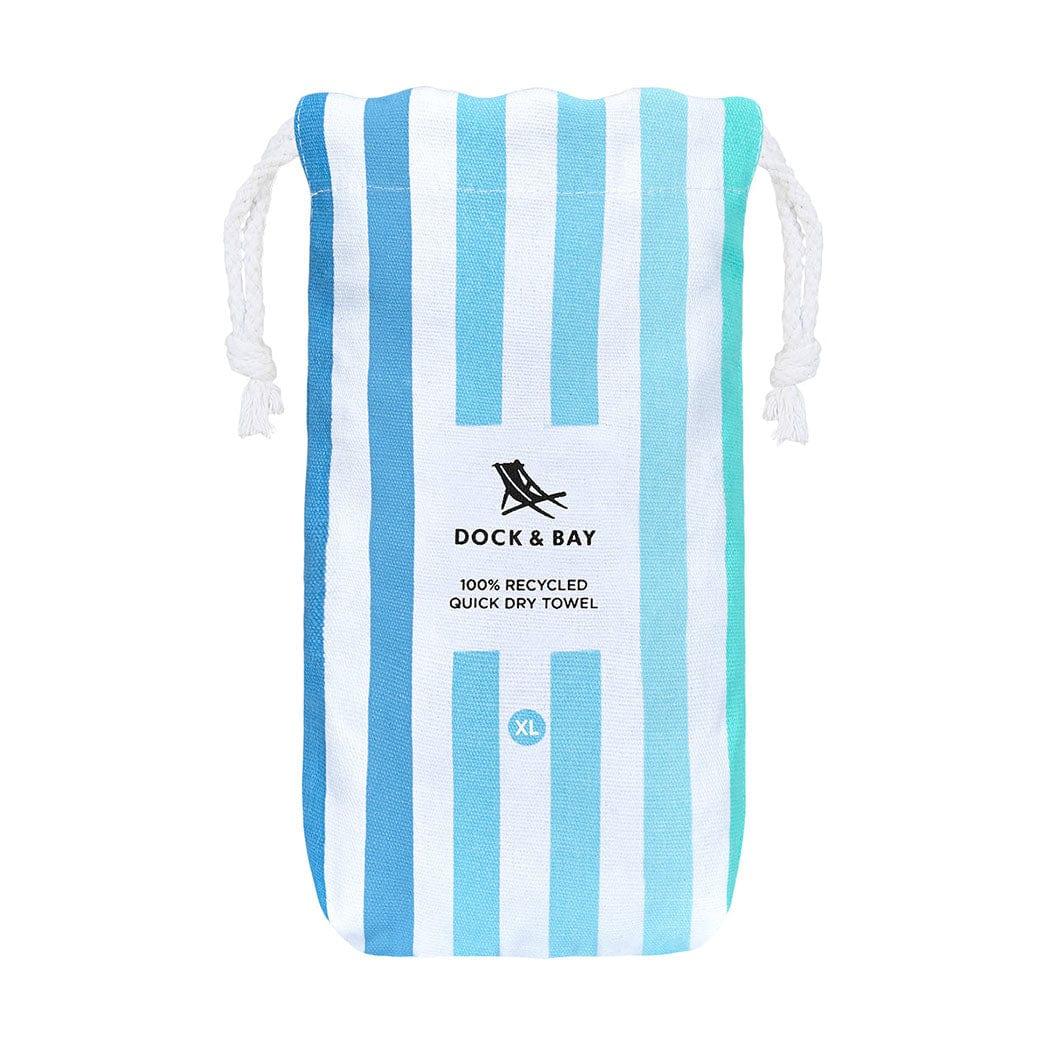 Lupipop Dock & Bay Beach Towel Cabana Collection XL | Quick Dry | Endless River