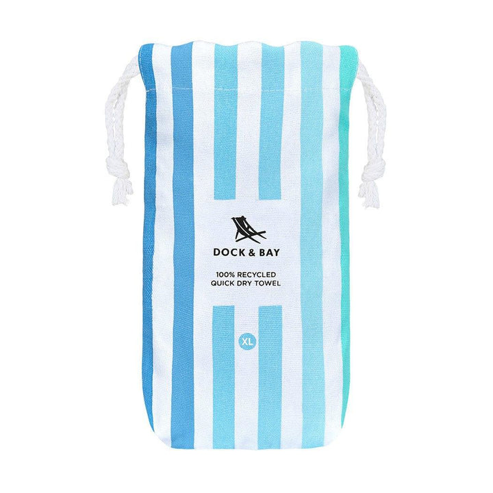 Lupipop Dock & Bay Beach Towel Cabana Collection XL | Quick Dry | Endless River