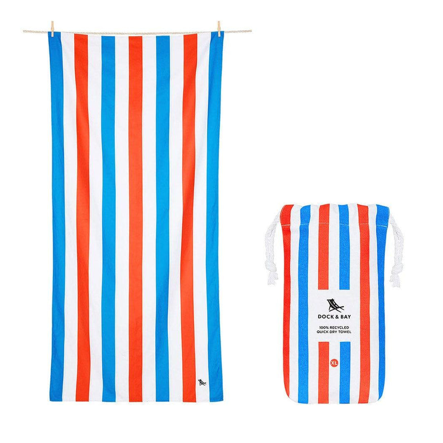 Lupipop Dock & Bay Beach Towel Cabana Collection XL | Quick Dry | Poolside Parties