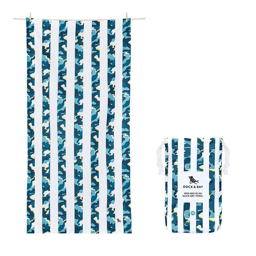 Dock & Bay Dock & Bay Beach Towel KIDS Collection | Quick Dry | Cool Camo